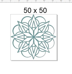 Mandala 7.  pack of 1  50x50mm.  Min buy 3 packs